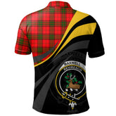 Maxwell Modern Tartan Polo Shirt - Royal Coat Of Arms Style